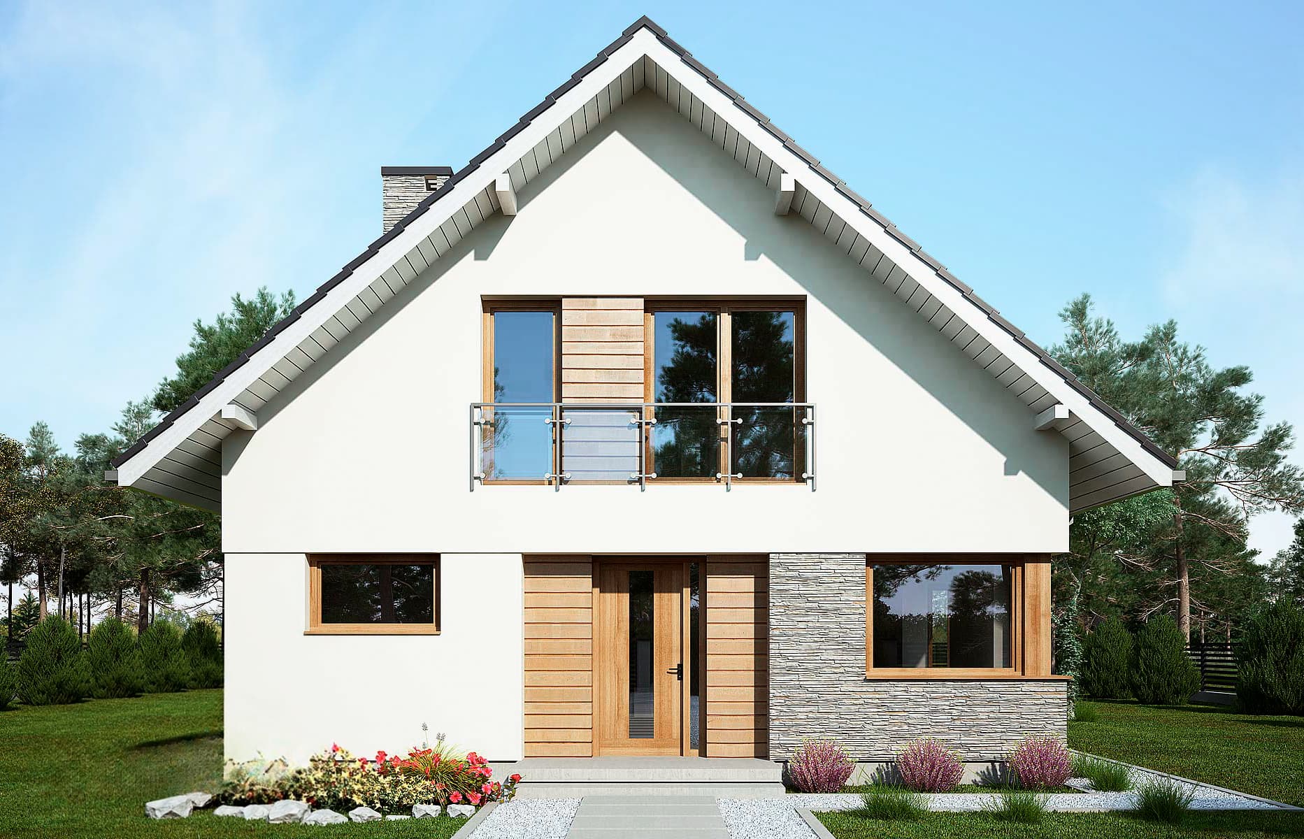 Дом из камня VZ-712